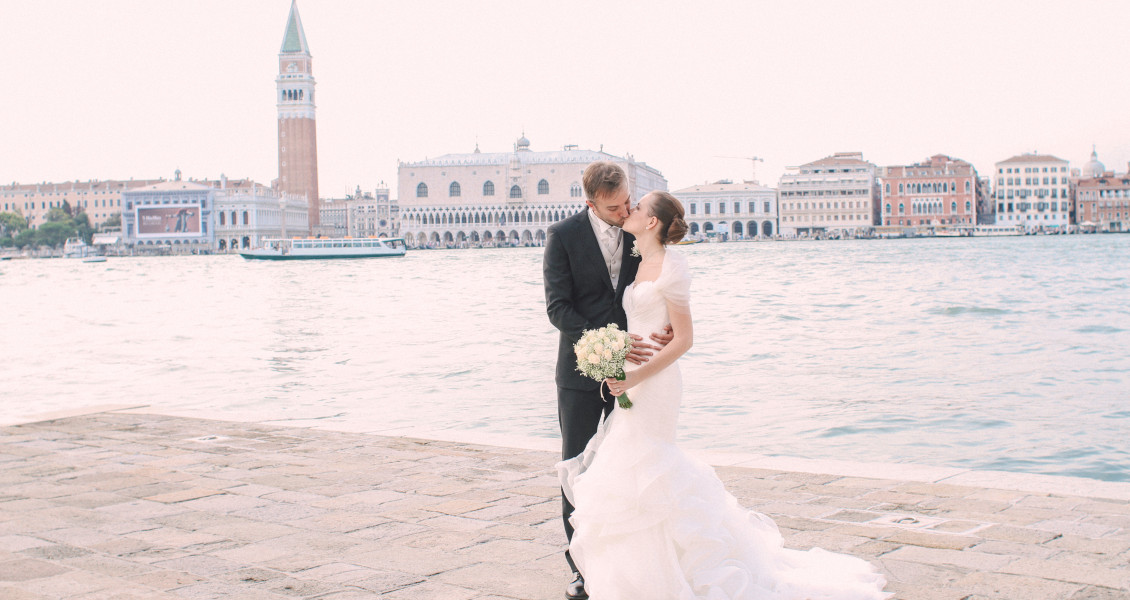 Sposarsi nella Basilica di San Marco, Venezia, Italia