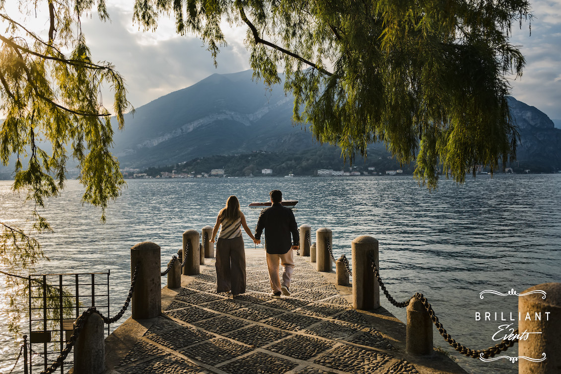 Fidanzamento al lago di Como