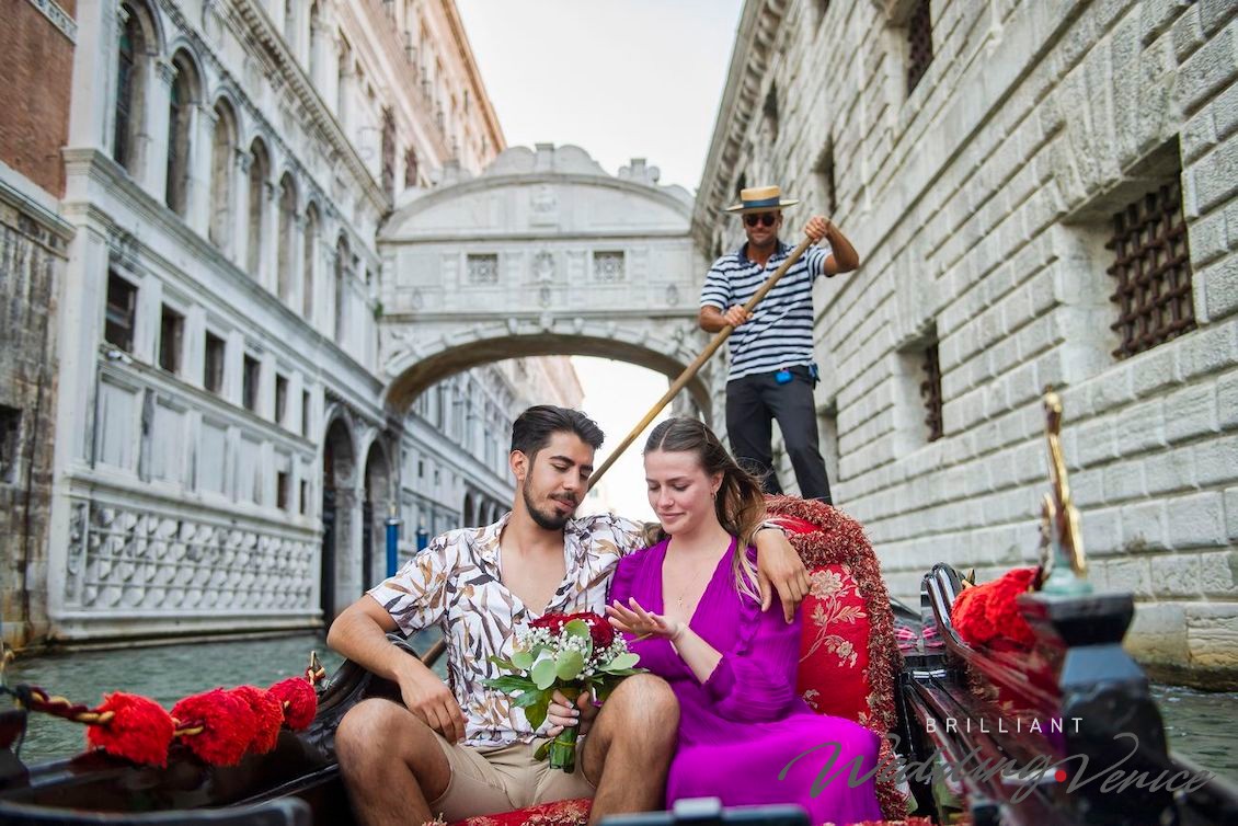 003ad Proposta di matrimonio in gondola a Venezia