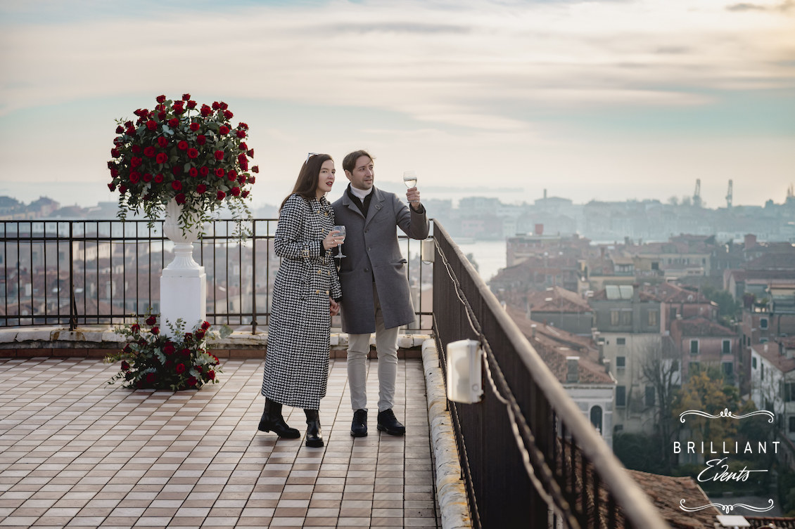 Per la tua proposta di matrimonio scegli la terrazza panoramica più esclusiva di Venezia