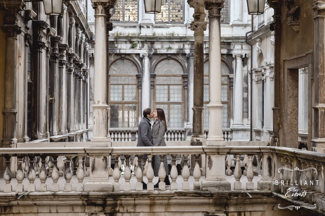 Proposta di matrimonio sulla la terrazza panoramica più esclusiva di Venezia